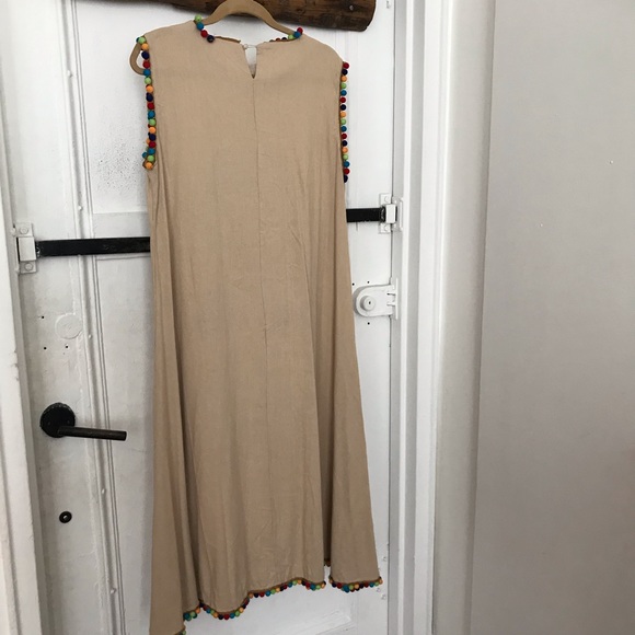 Pom Pom Printed Dress - Picture 4 of 7